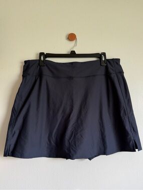 Old Navy Active XL Navy Blue Extra High-Rise Go-Dry Tennis Skort.